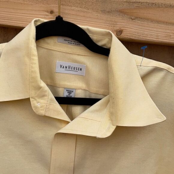 Take 50% OFF- Van Heusen Men’s Wrinkle Free Dress Shirt, Size-17 - Picture 5 of 8